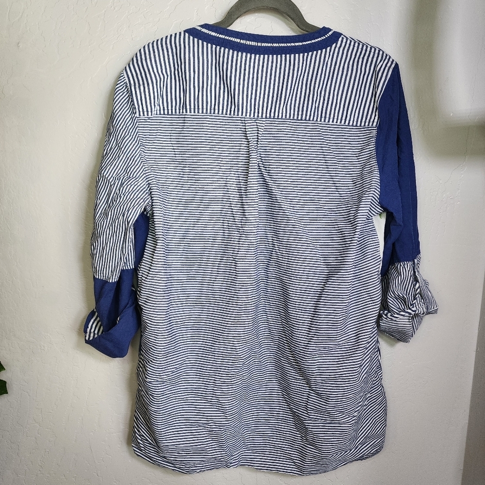 Vintage Bohemian Patchwork Button Down Shirt - Picture 5 of 6